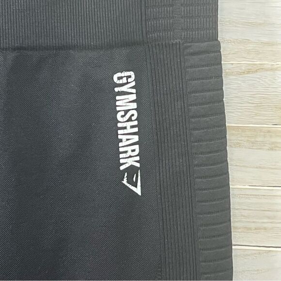 Gymshark Lasercut Perforated Black Workout Leggings Medium - Picture 6 of 11